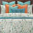 Hampton Traditional Baffle Box Stitch Floral Duvet Cover & Insert-28940466