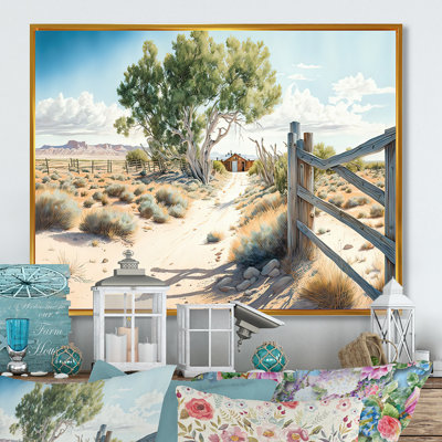 Vue de la pâture III - art mural sur toile de campagne / campagne
