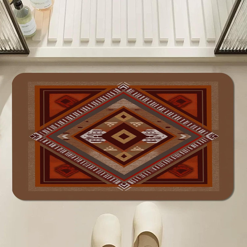 Petit tapis de salle de bain Native American