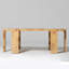 Table de bout Minimal Acajou