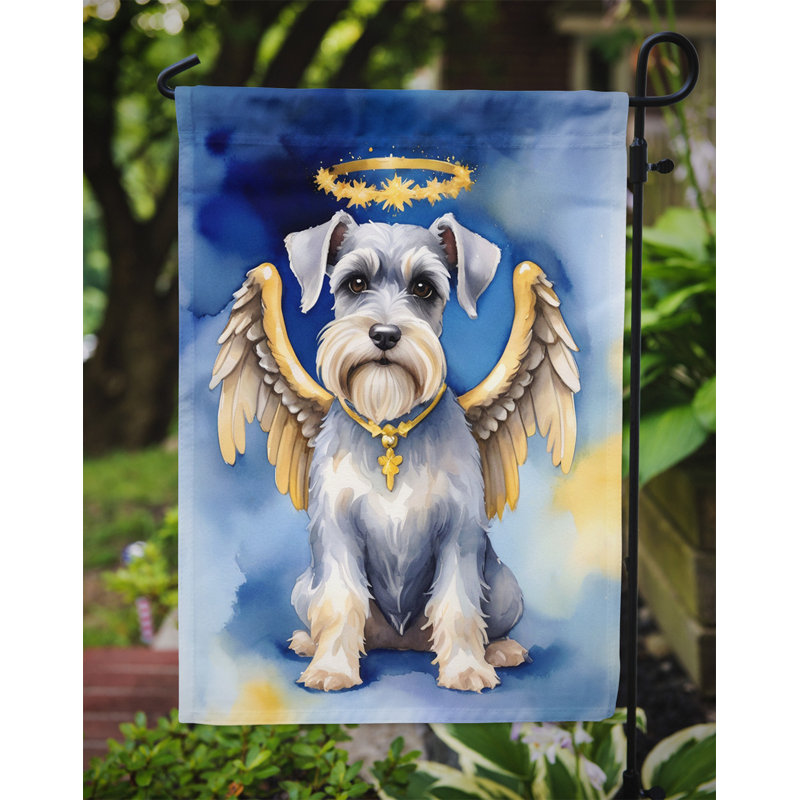 Schnauzer My Angel Garden Flag