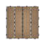 Paquet de tuiles de patio pour terrasse en bois-plastique 22 WPC-124010515-124010513