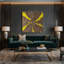 «Neo Expressionism 71», art mural sur toile brune