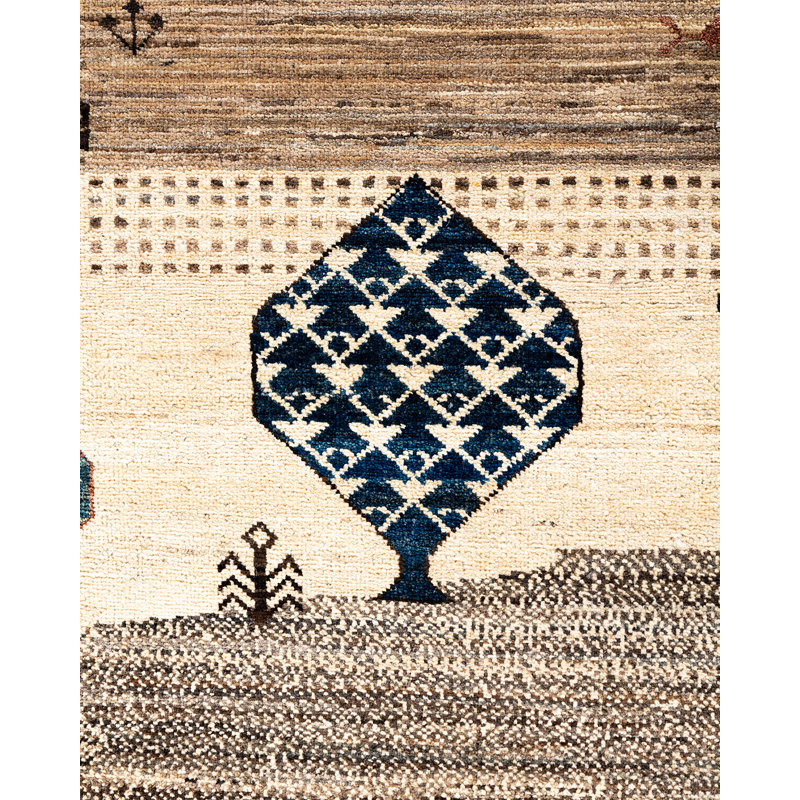 One-of-a-Kind Rectangle 8'2" X 9'6" Hand Knotted Area Rug