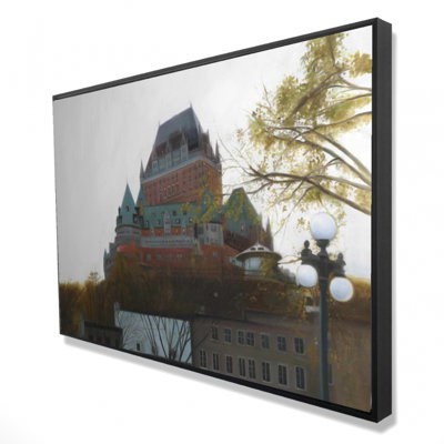 Le Château de Frontenac, reproduction d'automne sur toile