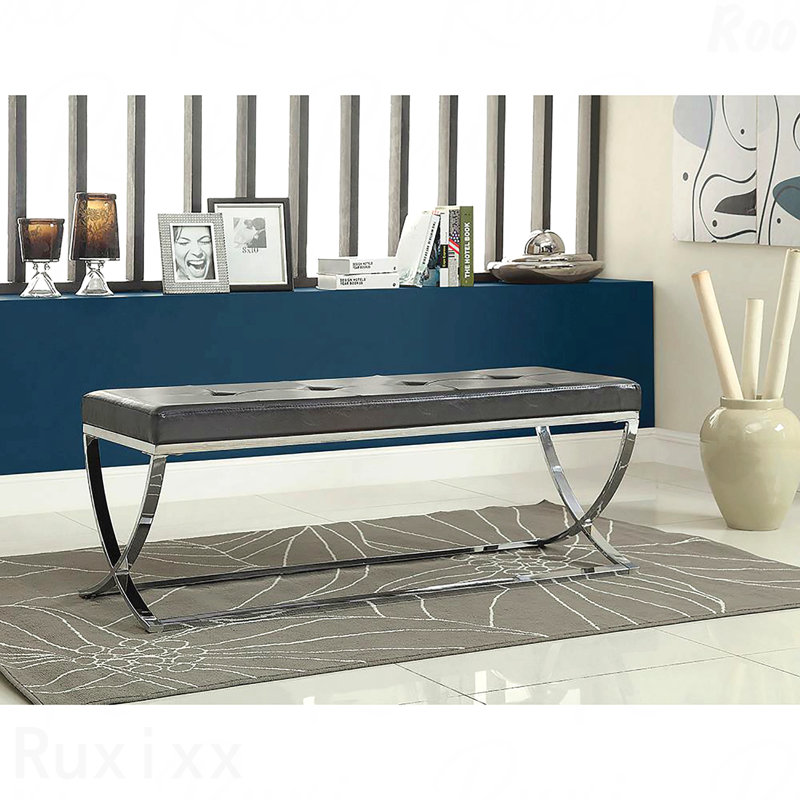 Bench - Curved Wood Legs