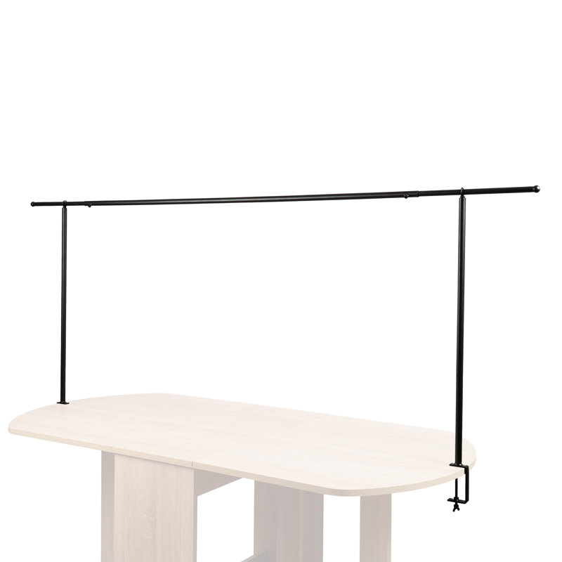 Over Table Display Rectangular Frame, Black, 250cm H x 90cm W x 3cm D