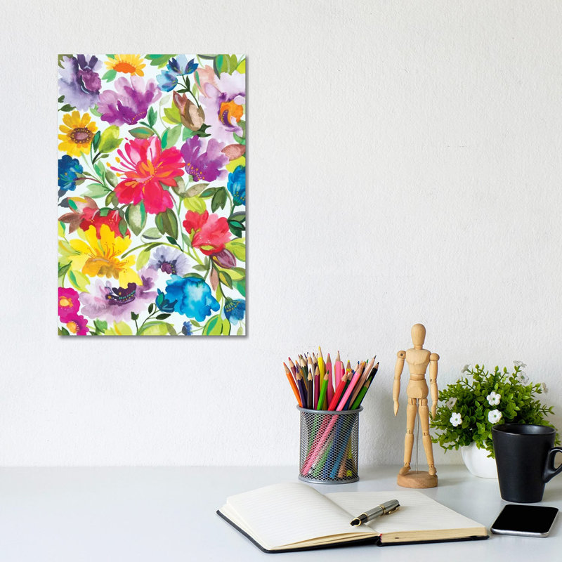Hibiscus by Kim Parker - Wrapped Canvas Print, 30.48cm H x 20.32cm W x 1.90cm D