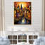 Popart, Italie, paysage, bateau côtier, art mural-756657910-790488711