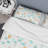 Gold and White Abstract Dot - Abstract Duvet Cover Set - Microfiber Polyester