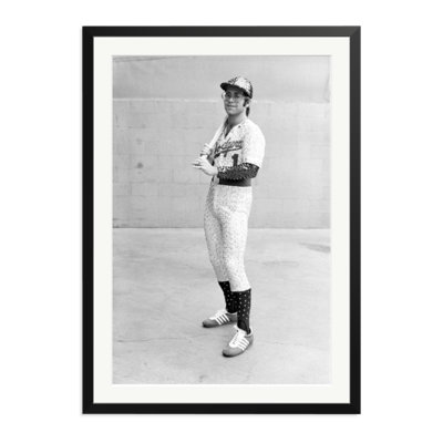 Elton John in the Dodgers Uniform