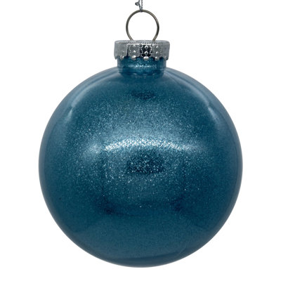 Clear Ornament with Glitter Interior
