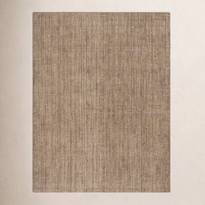 Alda Natural Gray Hand-Woven Jute Rug