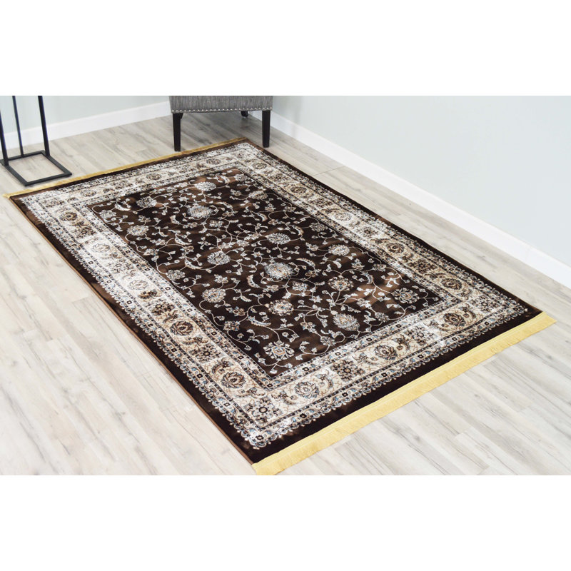 Darwen Performance Oriental Indoor Rug, Rectangle 5'2" x 7'5"