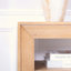 Console en bois rustique avec tablette de rangement