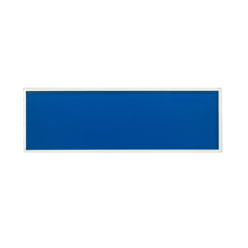 Artista 3" x 9" Glass Subway Tile, True Blue