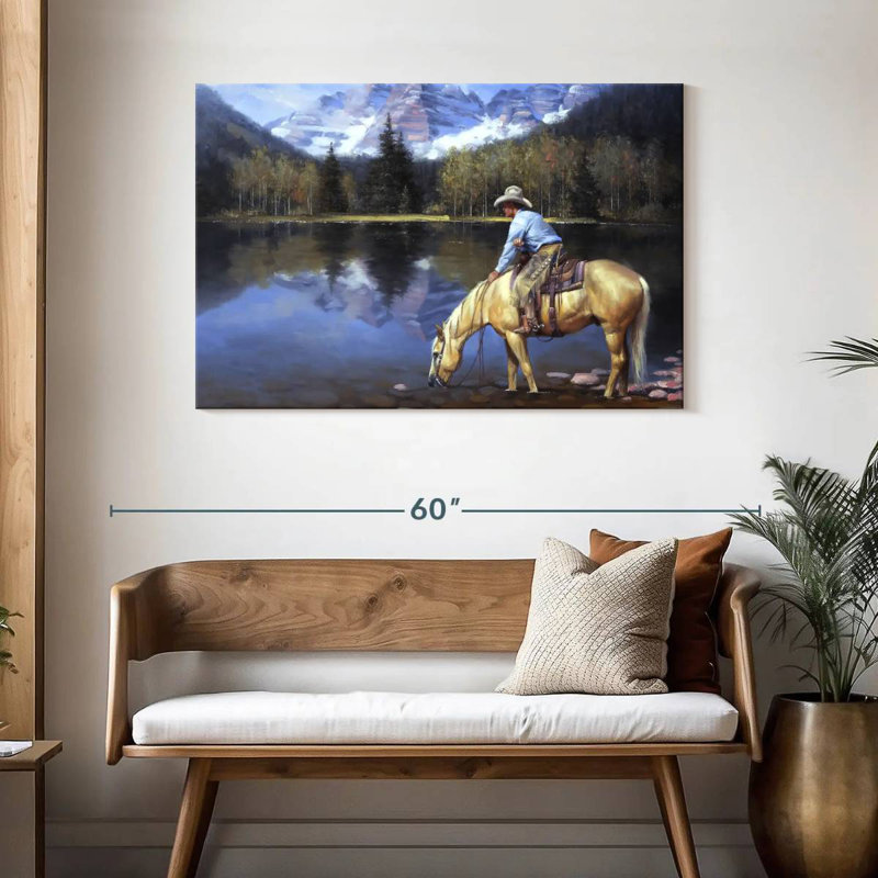 Lelar Colorado Cowboy, 30" H x 45" W