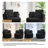 Upholstered Swivel Lounge Armchair With Pillow(Set of 2)-116445228