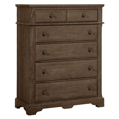 Millers 6 Drawer 43"" W Solid Wood Chest -  Canora Grey, 1DB86E13EE5B422E89958284EAA6A428