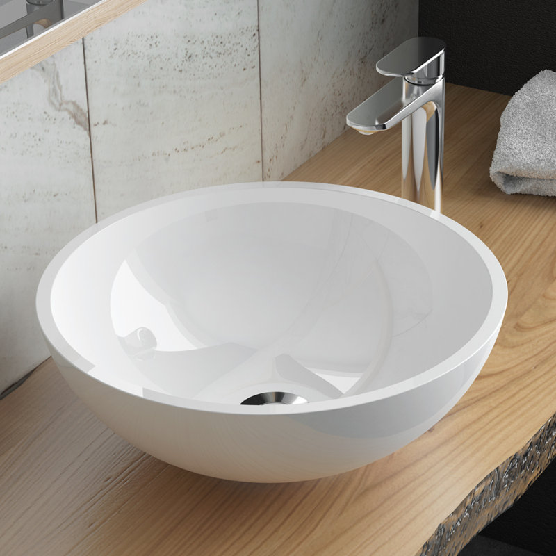 Lavabo vasque de salle de bain 16,5 po Gabrielli Modern