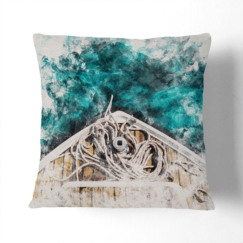 Square Cushion, 40cm H x 40cm W x 15cm D