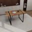 Table de salle à manger rectangulaire 1 pièce sans chaise-843702918-843702912
