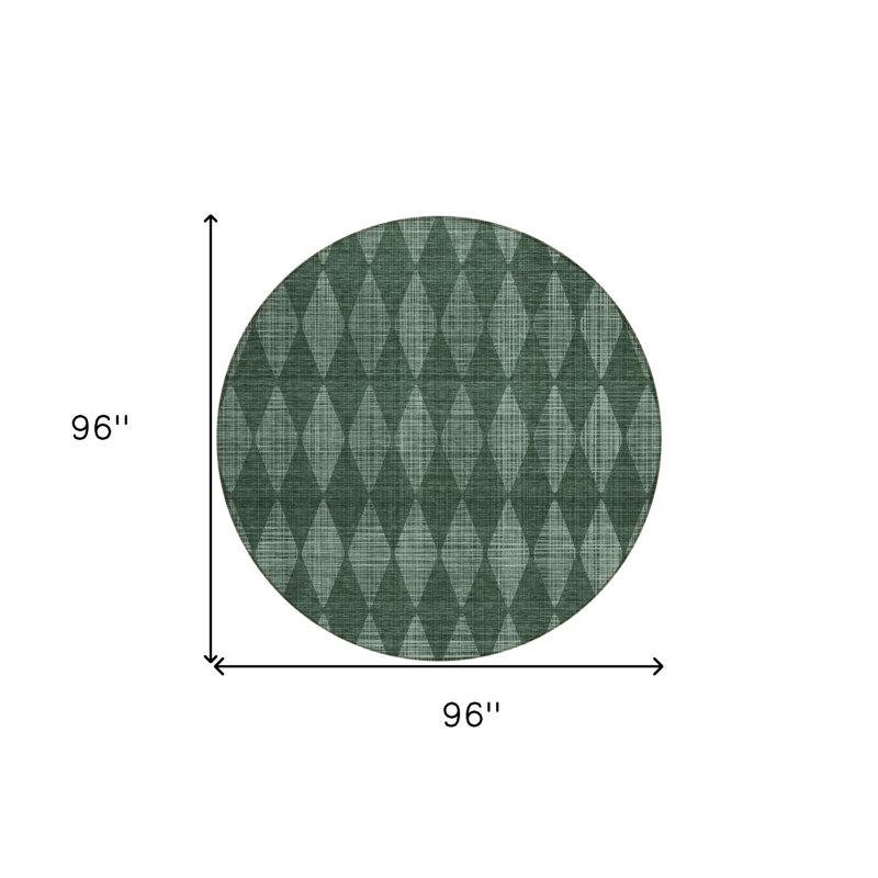 Tapis rond 8 po