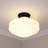 Ilona Glass Semi Flush Mount-261325310-261325280