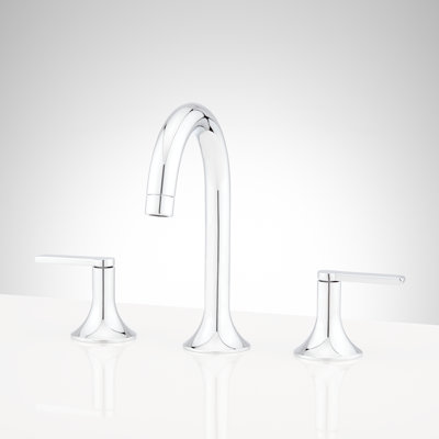 Lentz 1.2 GPM Widespread Bathroom Faucet with Lever Handles