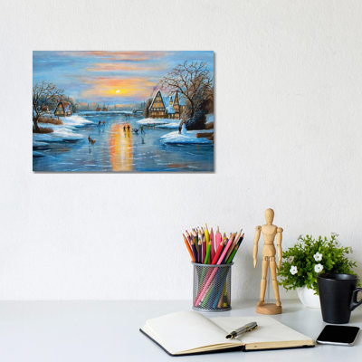Winter Frolic by Jim Williams - Wrapped Canvas Painting