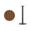 Plateau de table rond en stratifié de 24 po avec base de bar ronde de 18 po Jamey-1870724605-1869829975-1867976236