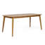 Table en bois pour la cour - l 70,44 po x P 35,08 po H 29,5 po pratique pour l'extérieur l 71 po x P 29,5 po