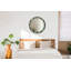 Huldar Glass Flat Wall Mirror