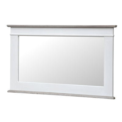 Circee Solid Wood Flat Wall Mirror