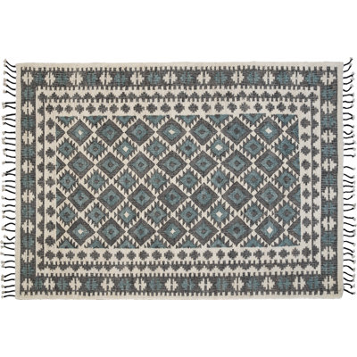 Luka Geometric Hand Woven Area Rug