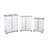 Centre de plan mobile de rangement vertical Brookside Design
