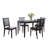 Ailise 4 - Person Four Leg Dining Set-294882697