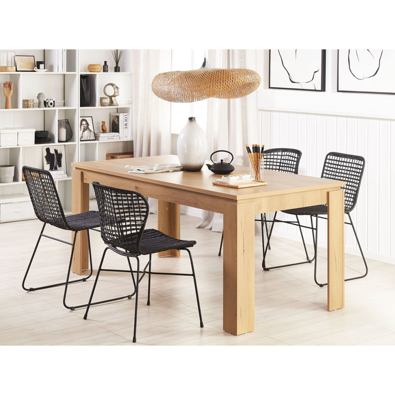 Jenette Dining Table, Light Wood
