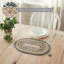 Liseron Jute Geometric Oval Placemat-1647421612