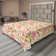 Drap plat à motif floral bohème Ambesonne