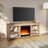 Sawyer TV Stand Fireplace for TVs up to 65" Fireplace-529335751