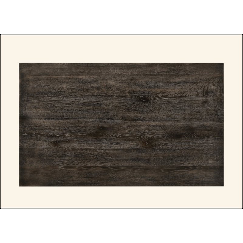 Weathered Gray Finish Dining Table