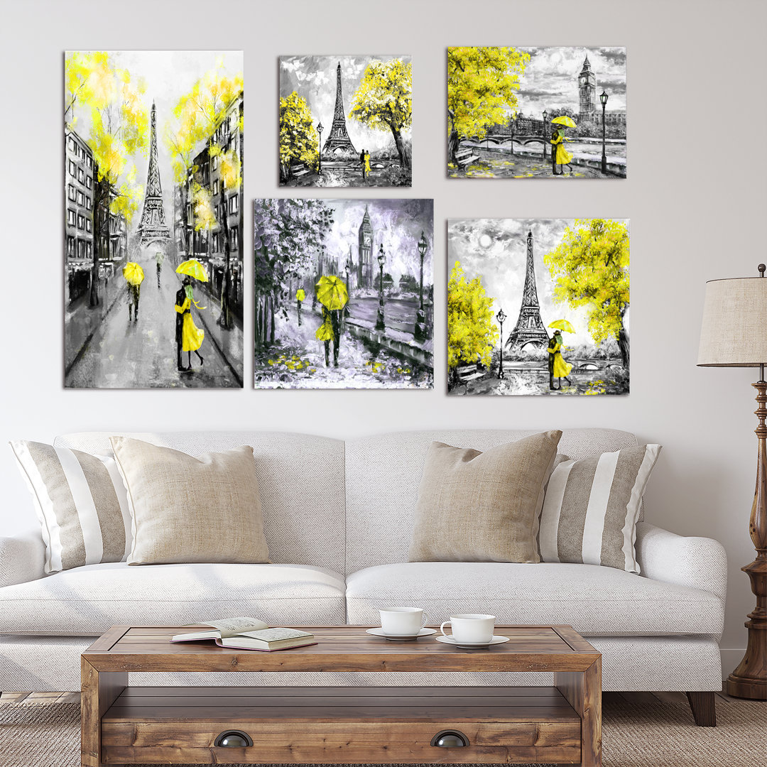 " Paris London Collection Traditional " 5 - Pieces East Urban Home