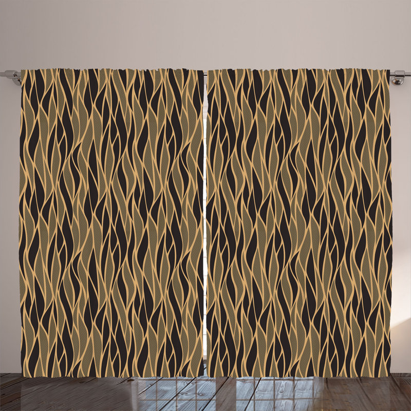 Semi Sheer Curtain Pair
