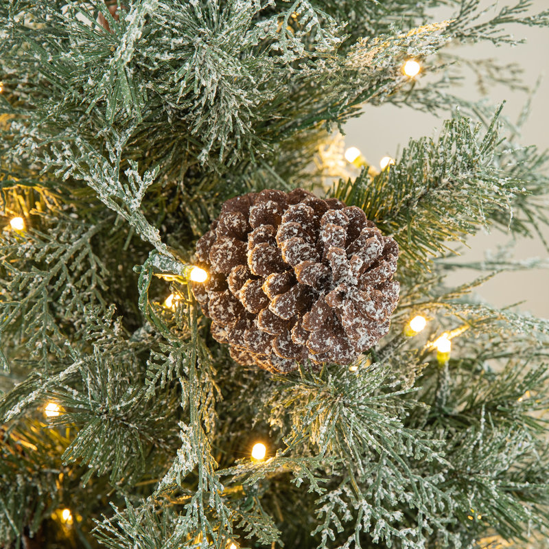 Arbre de Noël artificiel vert clair avec lumières Heyden, 4'