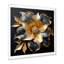 Fleur de lis doré sur fond noir-3322974-3322966