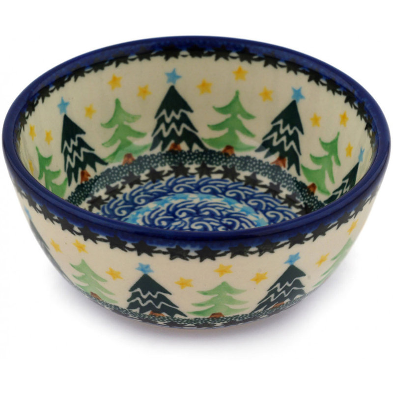 Monnier 11,83 oz Bol à salade de Noël Evergreen
