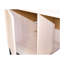 Maison de chat brun, 48,64 po x 21,17 po, 26,73 po, 76,4 lb, avec tapis à griffes, style moderne pour les chambres à coucher à l'intérieur, panneau de particules et bois de maison - utilisation appropriée,