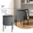 Modern Round Boucle Ottoman With Storage-169935290