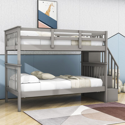 Dayu Kids Twin Over Twin Bunk Bed